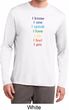 Yoga Chakra Words Mens Moisture Wicking Long Sleeve Shirt