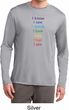Yoga Chakra Words Mens Moisture Wicking Long Sleeve Shirt