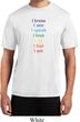 Yoga Chakra Words Mens Moisture Wicking Shirt