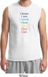 Yoga Chakra Words Mens Muscle Shirt