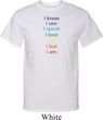 Yoga Chakra Words Mens Tall Shirt