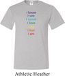 Yoga Chakra Words Mens Tall Shirt