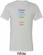 Yoga Chakra Words Mens Tri Blend Crewneck Shirt