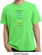 Yoga Chakra Words Pigment Dyed Shirt