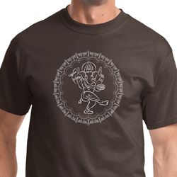 Yoga Circle Ganesha White Print T-shirt Yoga Circle Ganesha White Print T-shirt