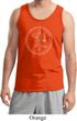 Yoga Circle Ganesha White Print Tank Top