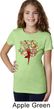 Yoga Foliage Tree Pose Girls Shirt