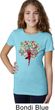Yoga Foliage Tree Pose Girls Shirt