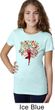 Yoga Foliage Tree Pose Girls Shirt