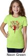Yoga Foliage Tree Pose Girls Shirt