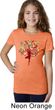 Yoga Foliage Tree Pose Girls Shirt