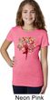 Yoga Foliage Tree Pose Girls Shirt