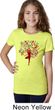 Yoga Foliage Tree Pose Girls Shirt