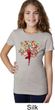 Yoga Foliage Tree Pose Girls Shirt