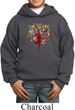 Yoga Foliage Tree Pose Kids Hoodie