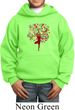Yoga Foliage Tree Pose Kids Hoodie