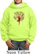 Yoga Foliage Tree Pose Kids Hoodie
