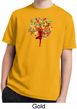 Yoga Foliage Tree Pose Kids Moisture Wicking Shirt