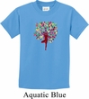 Yoga Foliage Tree Pose Kids Shirt
