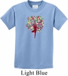Yoga Foliage Tree Pose Kids Shirt