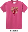 Yoga Foliage Tree Pose Kids Shirt