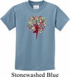Yoga Foliage Tree Pose Kids Shirt