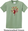 Yoga Foliage Tree Pose Kids Shirt