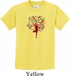 Yoga Foliage Tree Pose Kids Shirt