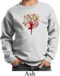 Yoga Foliage Tree Pose Kids Sweatshirt