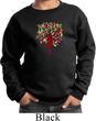 Yoga Foliage Tree Pose Kids Sweatshirt