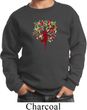 Yoga Foliage Tree Pose Kids Sweatshirt