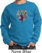 Yoga Foliage Tree Pose Kids Sweatshirt