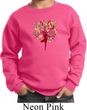 Yoga Foliage Tree Pose Kids Sweatshirt