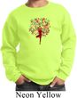 Yoga Foliage Tree Pose Kids Sweatshirt