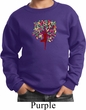 Yoga Foliage Tree Pose Kids Sweatshirt