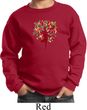 Yoga Foliage Tree Pose Kids Sweatshirt