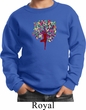 Yoga Foliage Tree Pose Kids Sweatshirt