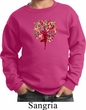 Yoga Foliage Tree Pose Kids Sweatshirt