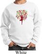 Yoga Foliage Tree Pose Kids Sweatshirt