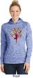 Yoga Foliage Tree Pose Ladies Dry Wicking Hoodie