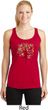 Yoga Foliage Tree Pose Ladies Dry Wicking Racerback Tank Top