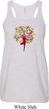Yoga Foliage Tree Pose Ladies Flowy Racerback Tanktop