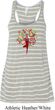 Yoga Foliage Tree Pose Ladies Flowy Racerback Tanktop
