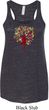 Yoga Foliage Tree Pose Ladies Flowy Racerback Tanktop