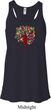 Yoga Foliage Tree Pose Ladies Flowy Racerback Tanktop