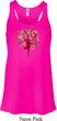 Yoga Foliage Tree Pose Ladies Flowy Racerback Tanktop