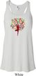 Yoga Foliage Tree Pose Ladies Flowy Racerback Tanktop