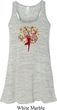 Yoga Foliage Tree Pose Ladies Flowy Racerback Tanktop