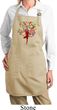 Yoga Foliage Tree Pose Ladies Full Length Apron with Pockets