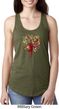 Yoga Foliage Tree Pose Ladies Ideal Tank Top